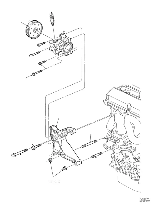 YS4Z3N824BA - Steering: Pressure Switch for Ford Image