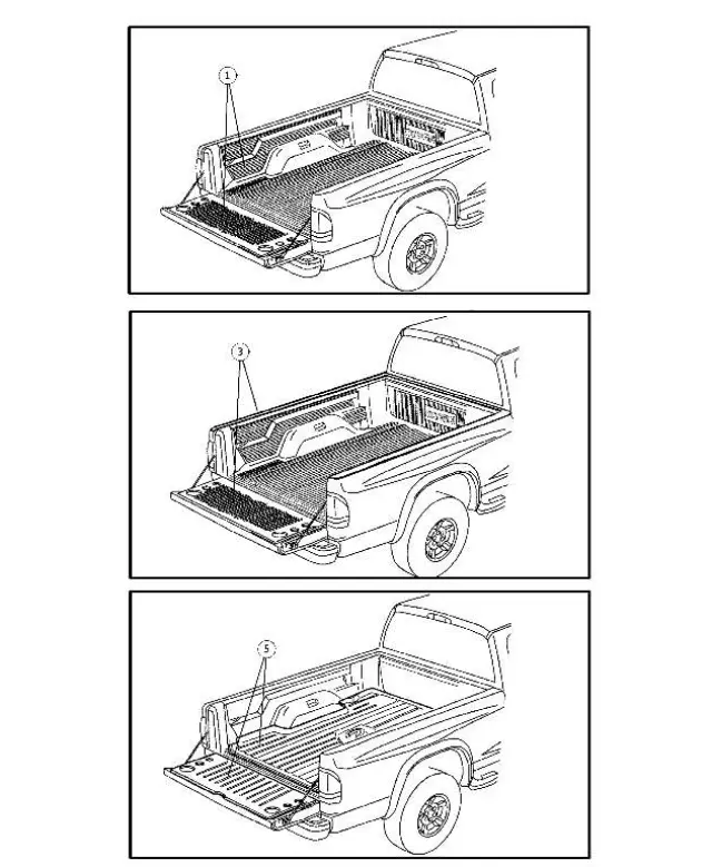 5018232AA - : Bedliner - Under Rail Install Kit for Mopar Image