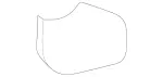21572701887E94 - Body: Speaker Cover for Mercedes-Benz Image