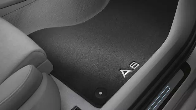 4G1061275MNO - : Premium Textile Floor Mats - Front - Black for Audi: A6 Quattro Image