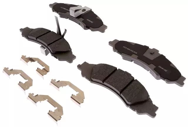 Ceramic Front Disc Brake Pad Set with Clips - GM (19387583)