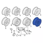 ML3Z1007JA - Suspension: Wheel, Alloy for Ford: F-150 Image