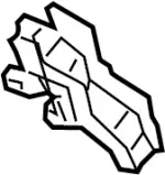 85040AR000 - Body: Bumper Cover Brace for Infiniti Image