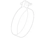 9951433 - Exhaust System: Profile Clamp, Exh. Sys for Mercedes-Benz Image