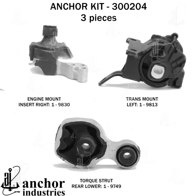 300204 - Engines &amp; Components: Anchor Engine Mount Kit for Anchor Image