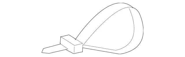 4997989064 - Brakes: Cable Tie for Mercedes-Benz: 180C, 250, 300S, 500SL, 600SL, C230, C240, C280, C32 AMG, C320, C350, C55 AMG, CL500, CL55 AMG, CL550, CL600, CL63 AMG, CL65 AMG, CLK320, CLK350, CLK500, CLK55 AMG, CLK550, CLK63 AMG, CLS500, CLS55 AMG, CLS550, CLS63 AMG, E320, E500, E55 AMG, G55 AMG, G550, G550 4x4, G63 AMG, G65 AMG, GL320, GL550, ML320, ML350, ML450, ML500, ML55 AMG, ML550, ML63 AMG, R320, R350, R500, S350, S400, S430, S500, S55 AMG, S550, S600, S63 AMG, SL500, SL55 AMG, SL550, SL600, SL63 AMG, SL65 AMG, SLK230, SLK320 Image
