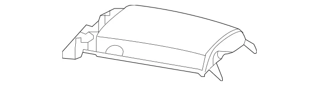 2226800204 - Panelling: Cap, Armrest for Mercedes-Benz Image