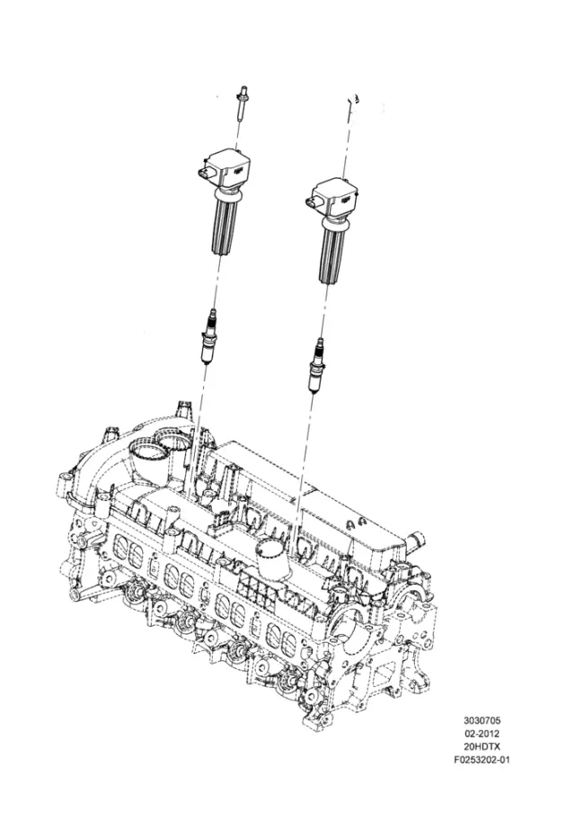CM5Z12029K - Ignition: Direct Ignition Coil for Ford Image