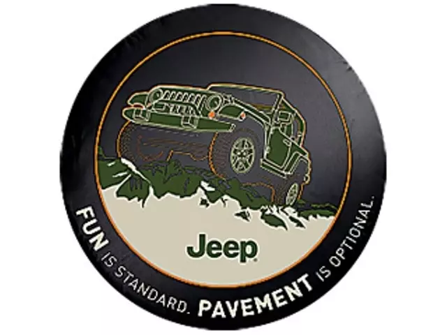82210886AB - : Tire Cover for Mopar Image