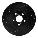 63313034L - : DFC Brake Rotor - Drilled and Slotted - Black for DYNAMIC FRICTION Image