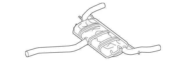 117490075064 - : Exhaust Gas Line for Mercedes-Benz Image