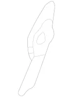 1639200987 - Rear Seat Bench: Backrest Adjuster for Mercedes-Benz Image