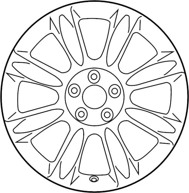 D0C001BU4A - : Wheel, Alloy for INFINITI: EX35, EX37, QX50 Image