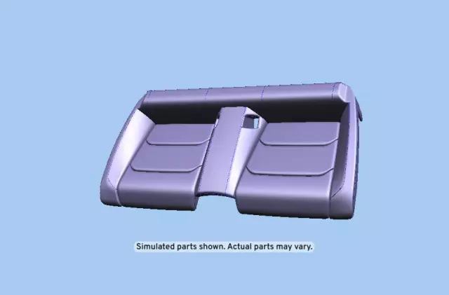 84080006 - : Part# 84080006 Jet Black Rear Seat Cushion Cover for Chevrolet: Camaro Image