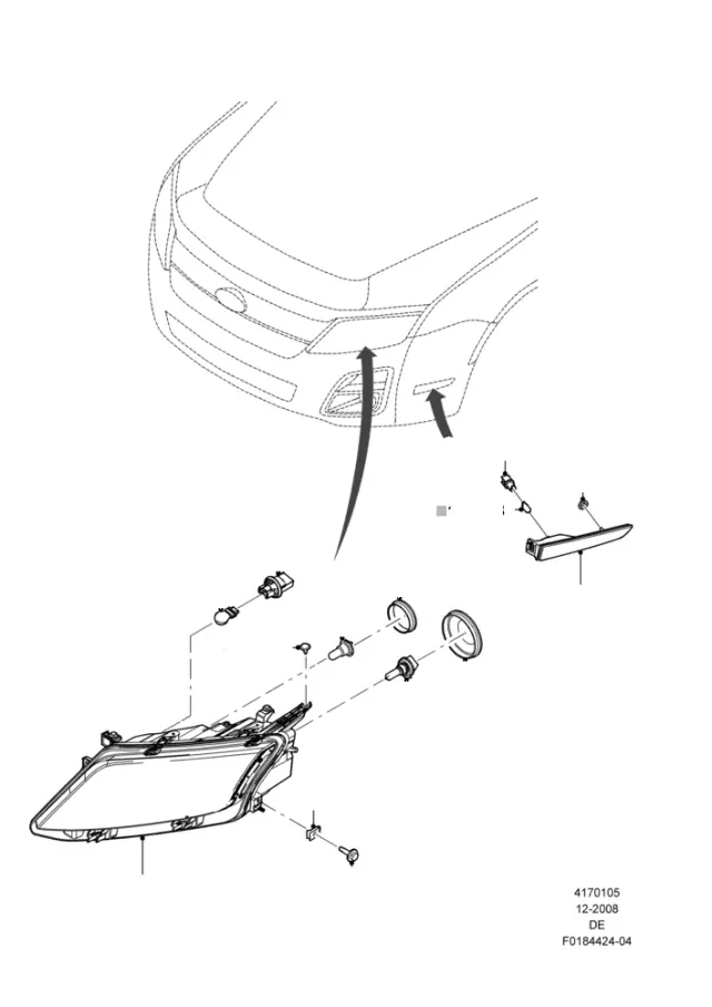 4F9Z13411A - Electrical: Park Lamp Bulb Socket for Ford Image
