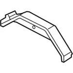 BK3Z6127886E - Body: Inner Wheelhouse for Ford: E-Transit, Transit-150, Transit-250, Transit-350, Transit-350 HD Image