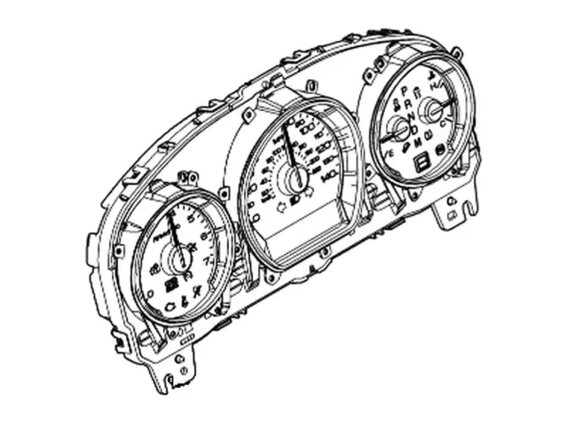 BA5Z10849CE - : Instrument Cluster for Lincoln: MKS Image