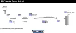 57010 - : Exhaust Resonator and Pipe Assembly for Walker Exhaust Image