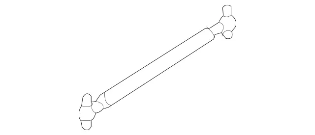 2117580023 - Trunk Lid: Rod for Mercedes-Benz: E320, E500 Image image