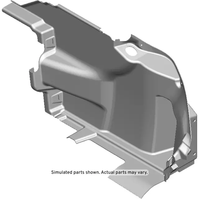 23174079 - : Black Diamond Passenger Side Rear Compartment Side Trim for GM Image