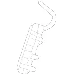 2209200215 - Rear Seat Bench: Insert for Mercedes-Benz Image