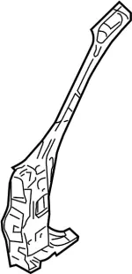 G6214CG000 - Body: Hinge Pillar Reinforced for INFINITI: FX35, FX45 Image