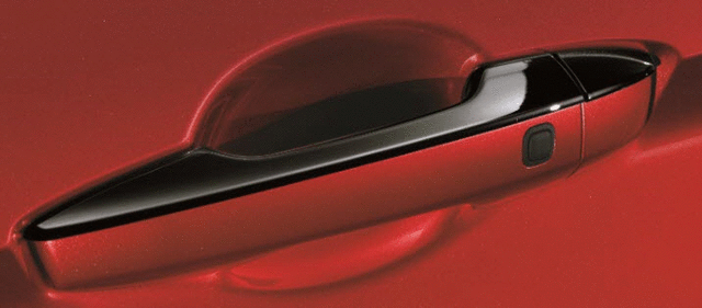 MZ576829EX - Exterior: Door Handle Trim, Black for Mitsubishi: Eclipse Cross, Outlander, Outlander PHEV Image