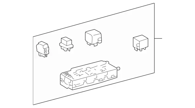 25452701 - Electrical Equipment and Instruments: Fuse Box for Mercedes-Benz: C230, C280, C43 AMG, CLK430, E430 Image image