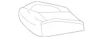 2929106404 - Driver Seat: Outer Cover, Seat Cushion for Mercedes-Benz Image