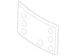 2018170011 - Attachment Parts: Plate for Mercedes-Benz: 190D Image