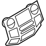 8C3Z2604302FA - Body: Center Panel for Ford: F-250 Super Duty, F-350 Super Duty, F-450 Super Duty Image