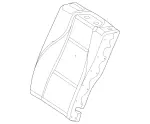 1679209606 - : Padding, Rear Seat Backrest for Mercedes-Benz: GLE350, GLE450, GLE450e, GLE53 AMG, GLE580, GLE63 AMG S Image