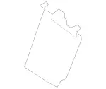 20392305221A26 - Body: Inner Cover for Mercedes-Benz Image