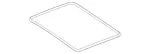 2077830196 - Body: Movable Glass Lower Seal for Mercedes-Benz Image
