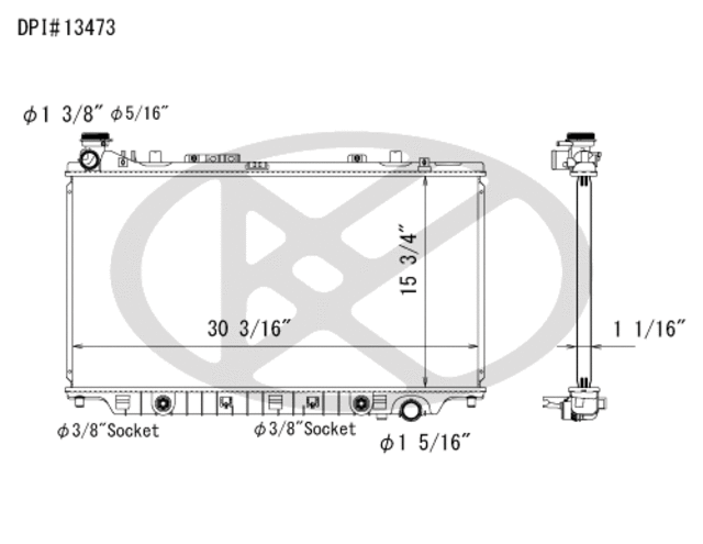 A13473 - : Koyorad Radiator for Koyo Image
