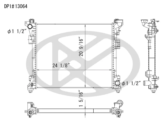 A13064 - Cooling Systems: Koyorad Radiator for Koyo Image