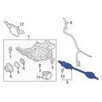 NZ6Z4K138A - Universals &amp; Rear Axle: Axle Assembly for Ford Image