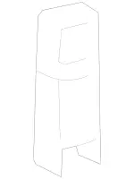 14076003415076 - Body: Knob for Mercedes-Benz Image