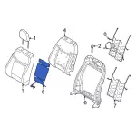 NZ6Z14D696B - Body: Seat Back Heater for Ford: Maverick Image