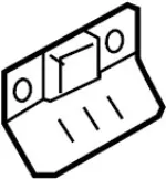 809531MA0A - Body: Armrest Bracket for Infiniti Image