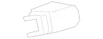 46382401007167 - Body: Wiper Arm Cap for Mercedes-Benz Image