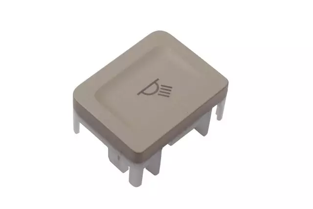 23104406 - : Shale Reading Lamp Switch Pushbutton for Cadillac: Escalade, Escalade ESV | Chevrolet: Silverado 1500, Silverado 2500 HD, Silverado 3500 HD, Suburban, Tahoe | GMC: Sierra 1500, Sierra 2500 HD, Sierra 3500 HD, Yukon, Yukon XL Image