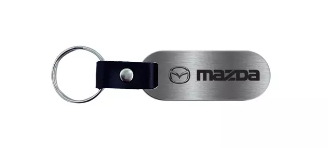 83Z41 - Merchandise: Mazda Keychains - Brushed With Mazda Logo for Mazda: 2, 3, 5, 6, CX-3, CX-5, CX-7, CX-9, MX-5 Miata Image