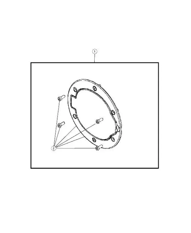 5161804AA - Mopar Accessories - Component Parts: Attachment Hardware Kit for Mopar Image