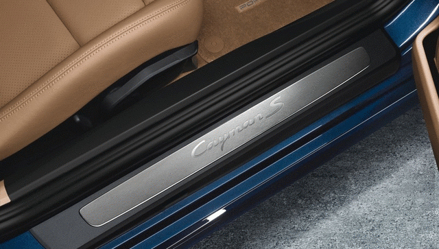 98104480003 - : Door Entry Guards In Stainless Steel for Porsche: 718 Cayman, Cayman Image