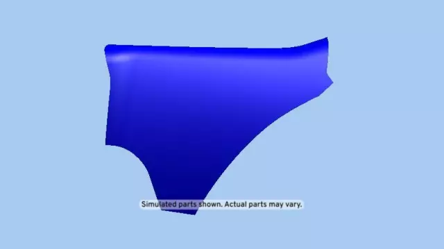 15104259 - Body: Cowl Kick Panel for Chevrolet: Express 1500, Express 2500, Express 3500 | GMC: Savana 1500, Savana 2500, Savana 3500 Image