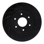 63367097R - : DFC Brake Rotor - Drilled and Slotted - Black for DYNAMIC FRICTION Image