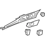 HS7Z54239A01HB - Body: Insert Panel for Ford: Fusion, Police Responder Hybrid, SSV Plug-In Hybrid Image