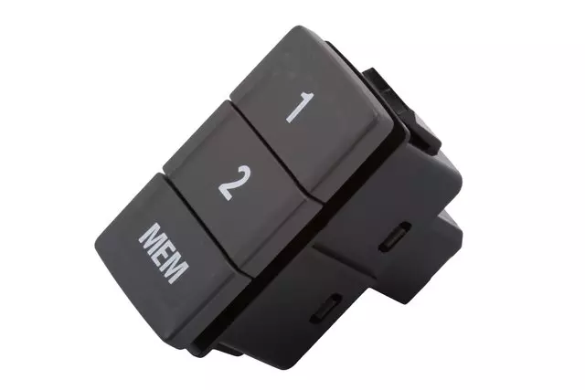 Dark Titanium Front Adjuster Memory Switch - GM (25962340)