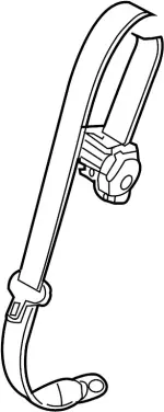 888543WW0C - : Lap &amp; Shoulder Belt for Infiniti Image